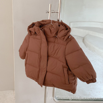 Bonita chaqueta con orejeras para niños de seis colores